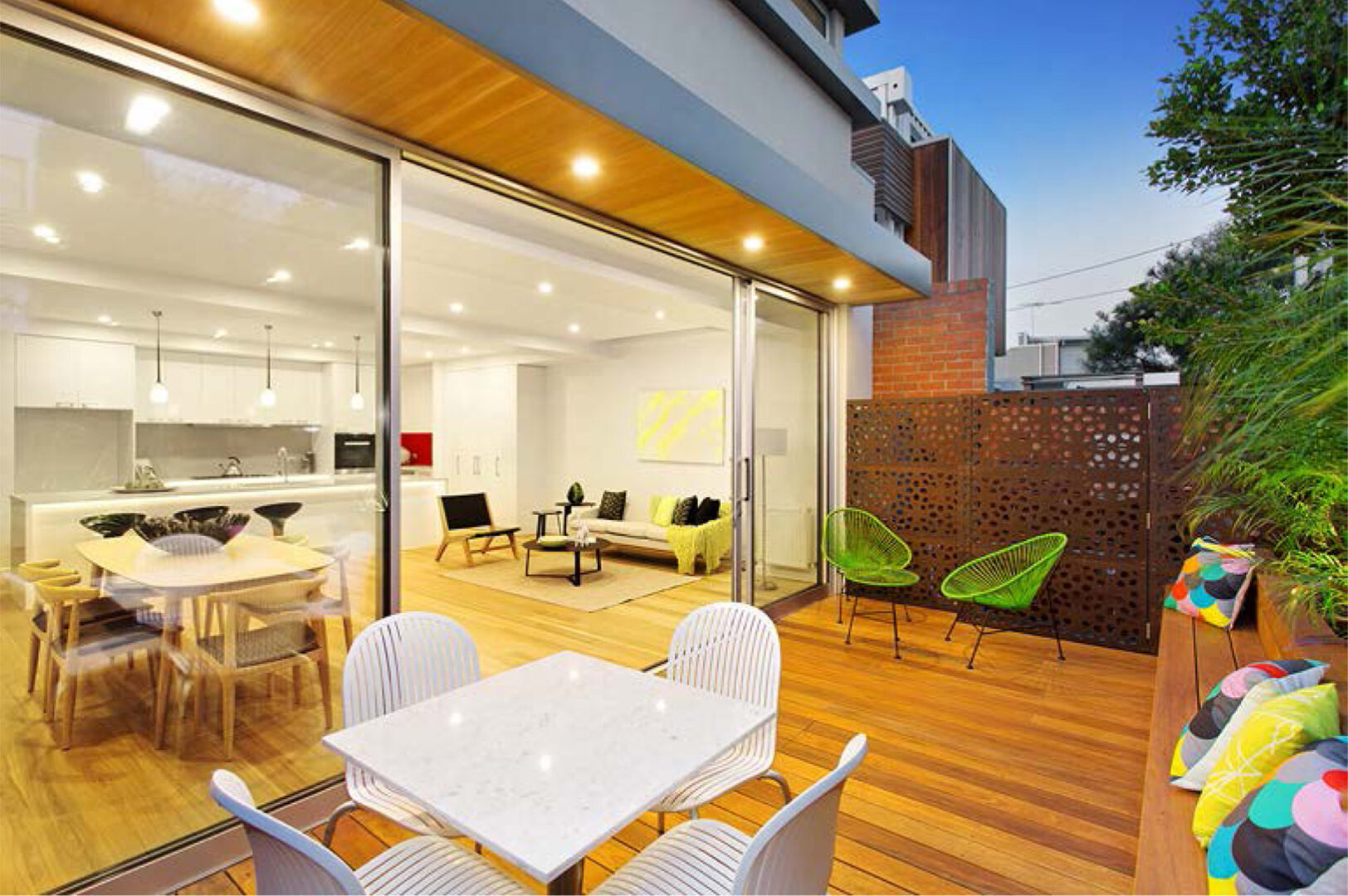 Lyon's Den, a heritage cottage rebuilt and extended by BY Projects Architecture under one of Port Phillip's most restrictive overlays